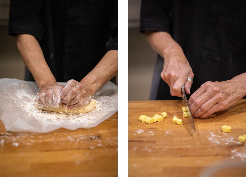 Potato gnocchi with Parmesan cheese