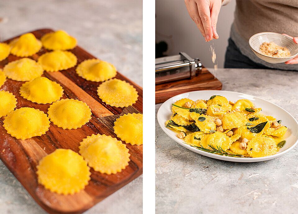 Cheese ravioli