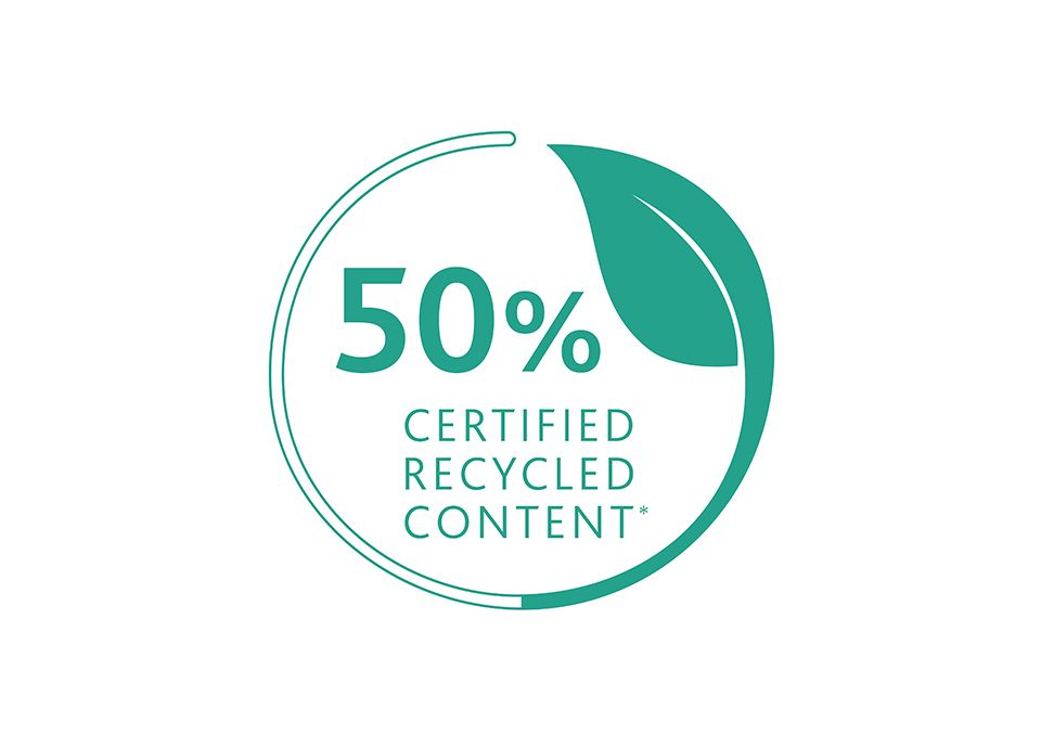Tritan™ Renew logo that certified recycled content
